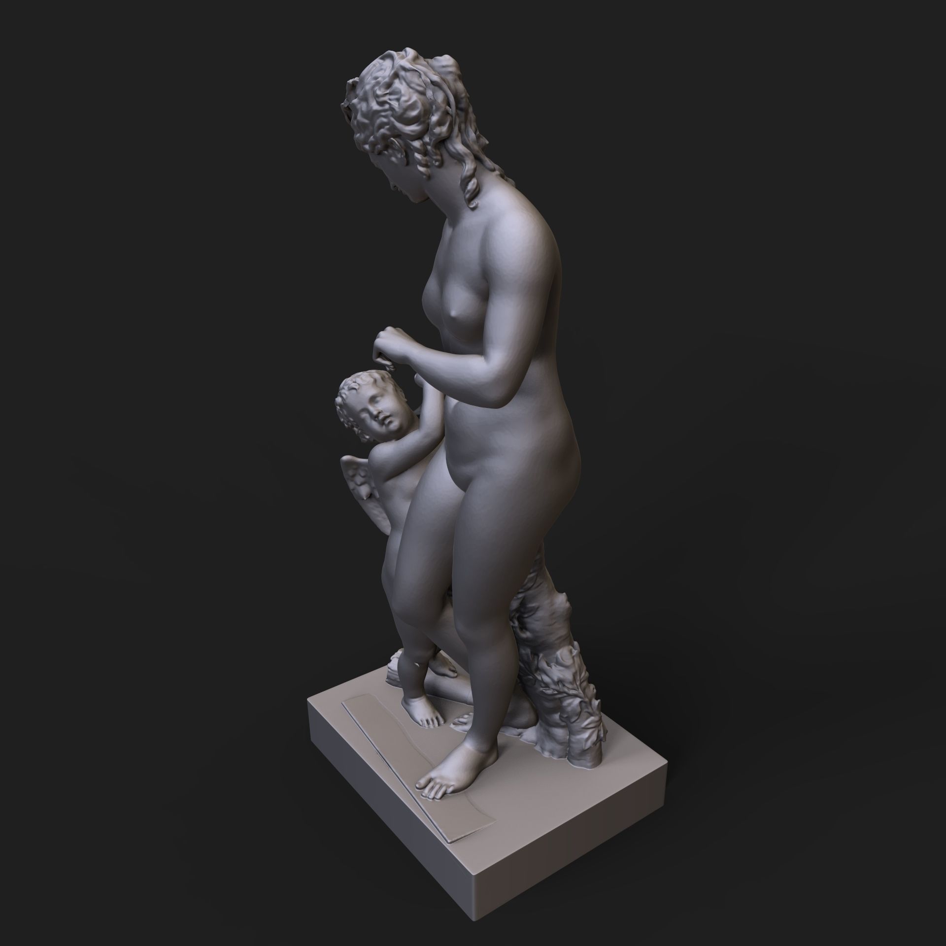 Venus Chiding Cupid 3D print model_4
