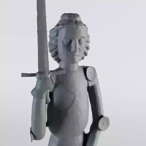 medieval Knight - 3D Scan of the Brandenburger Roland 3D print model