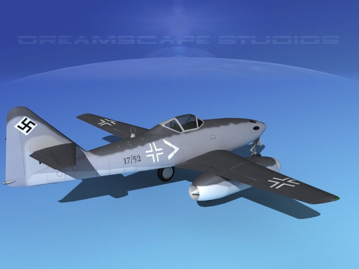 Messerschmitt ME-262A1 Swallow V01 3D model_5