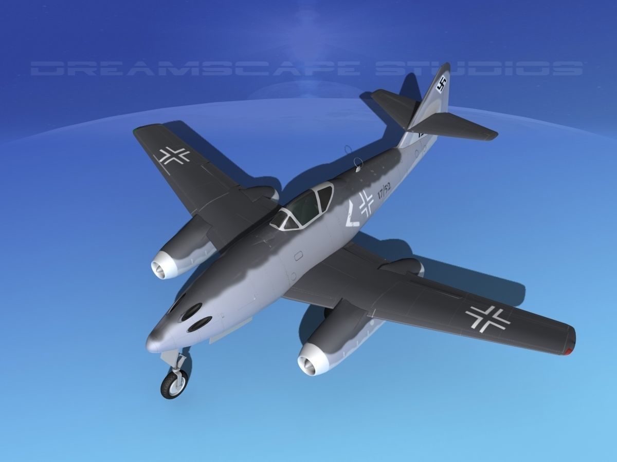 Messerschmitt ME-262A1 Swallow V01 3D model_10