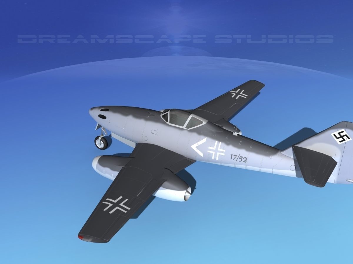 Messerschmitt ME-262A1 Swallow V01 3D model_8