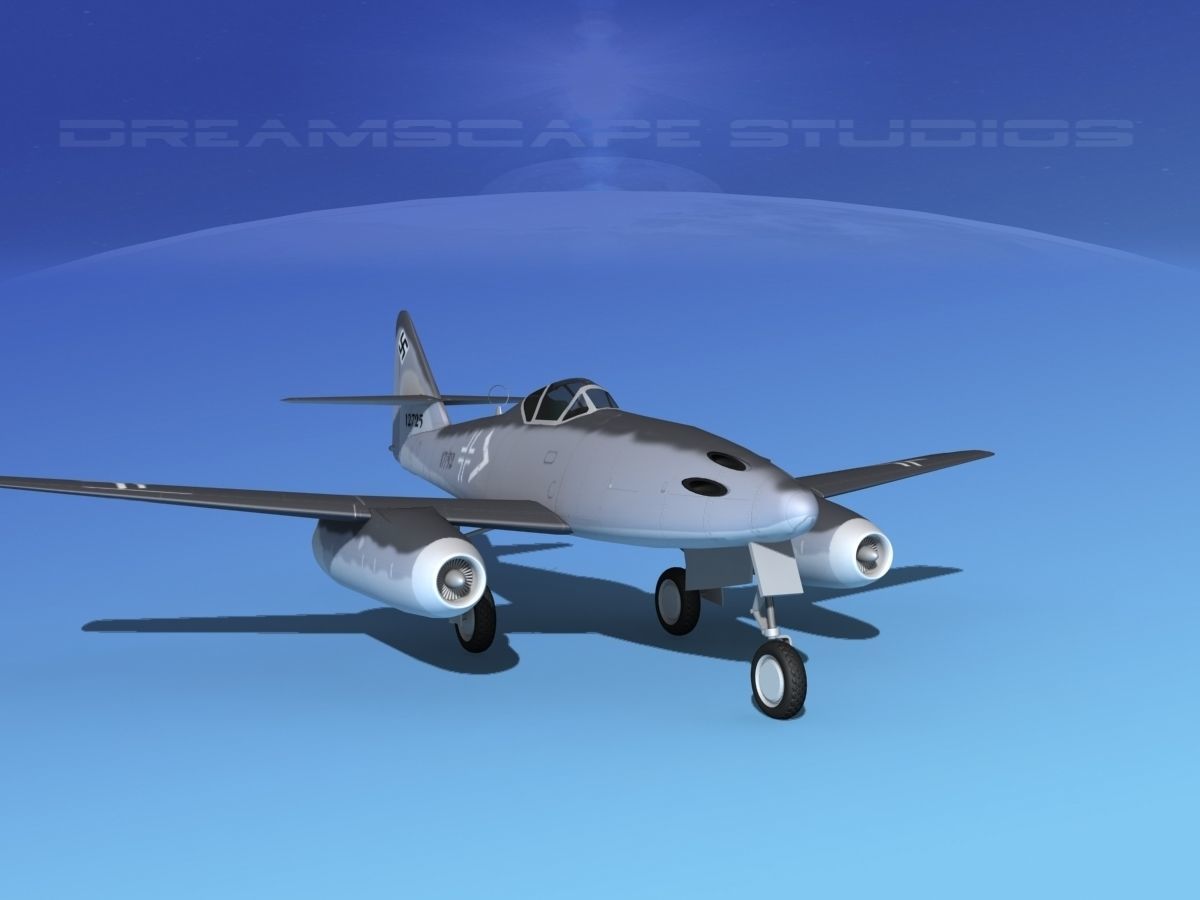 Messerschmitt ME-262A1 Swallow V01 3D model_2