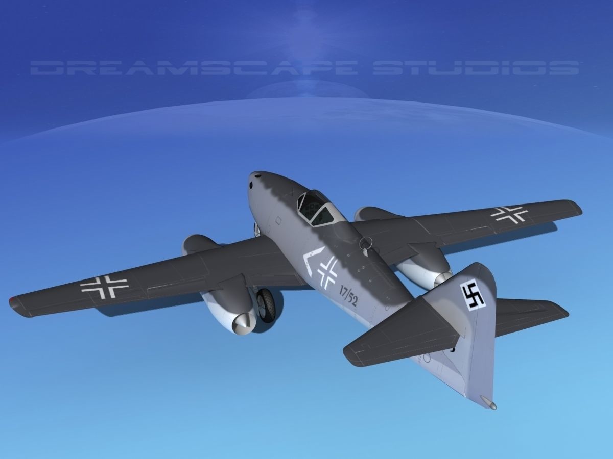 Messerschmitt ME-262A1 Swallow V01 3D model_7