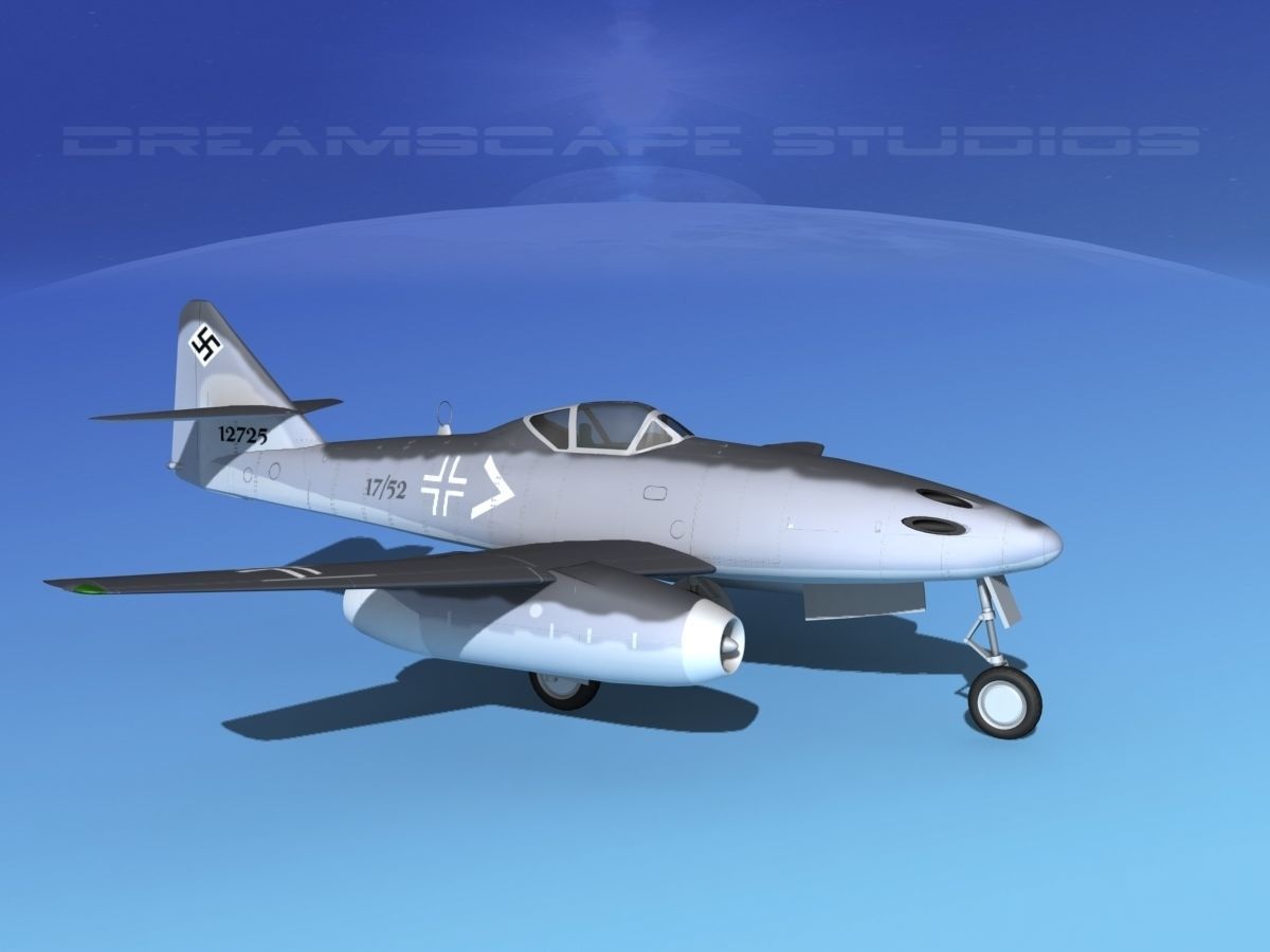 Messerschmitt ME-262A1 Swallow V01 3D model_3