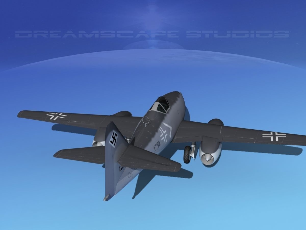 Messerschmitt ME-262A1 Swallow V01 3D model_6