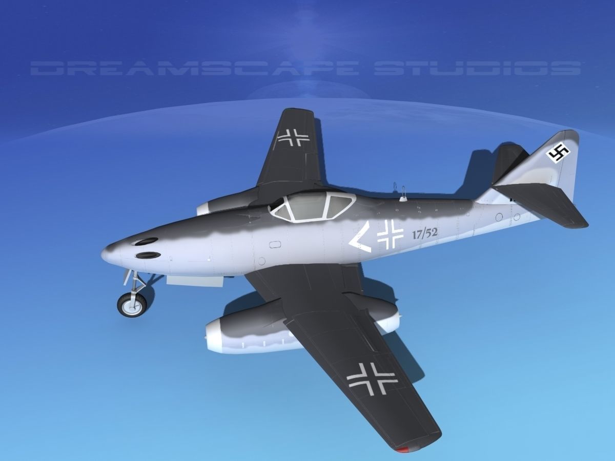 Messerschmitt ME-262A1 Swallow V01 3D model_9