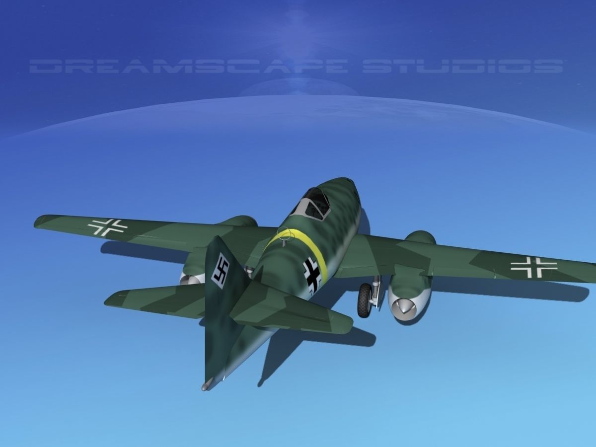 Messerschmitt ME-262A1 Swallow V02 3D model_6