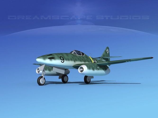 Messerschmitt ME-262A1 Swallow V02 3D model