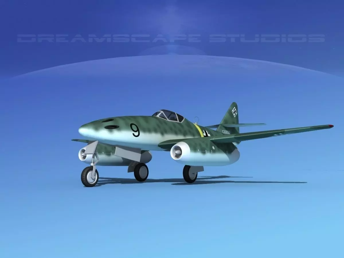 Messerschmitt ME-262A1 Swallow V02 3D model_0