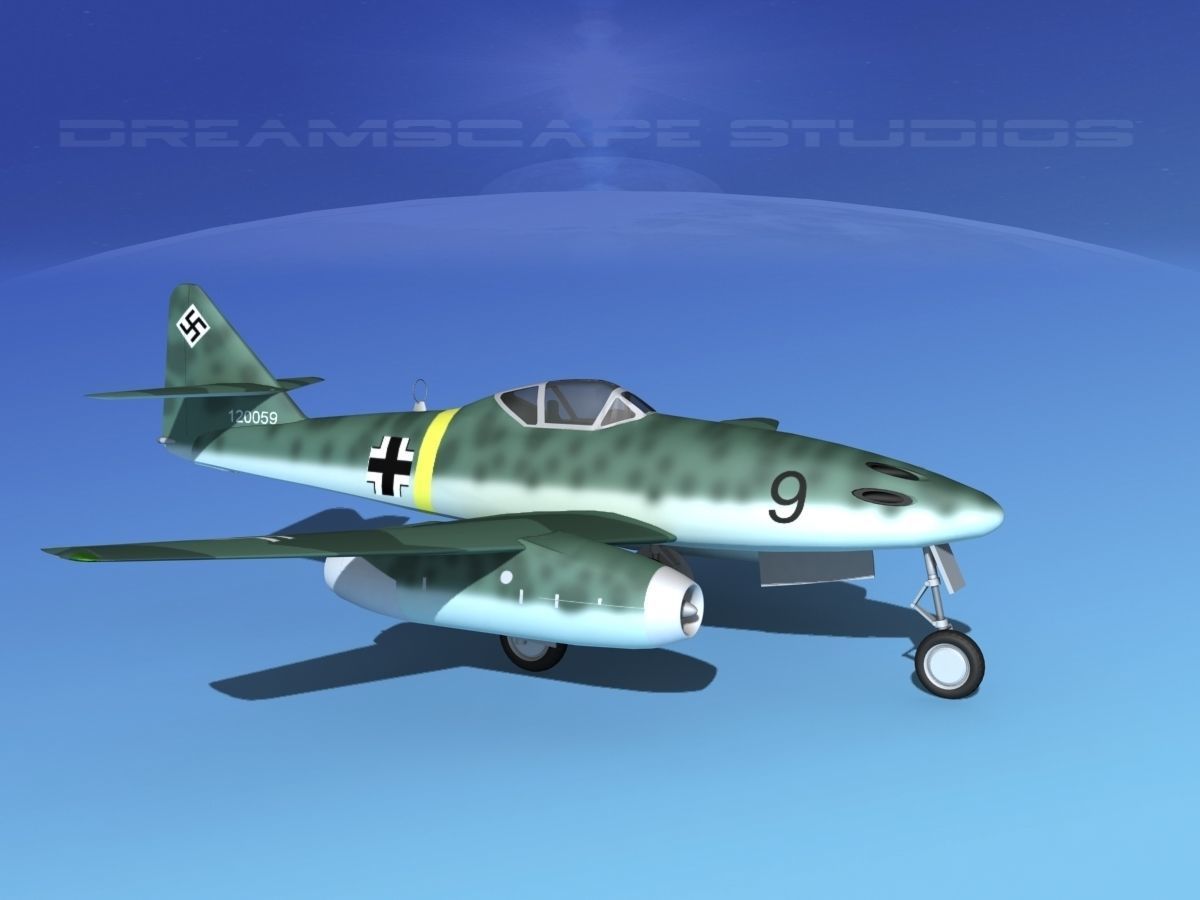 Messerschmitt ME-262A1 Swallow V02 3D model_3