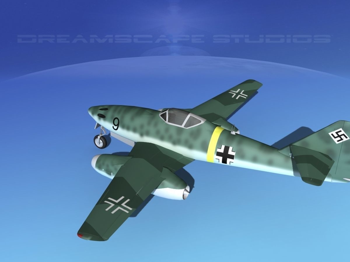 Messerschmitt ME-262A1 Swallow V02 3D model_8