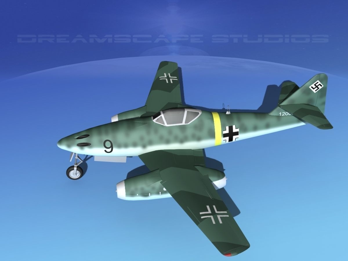 Messerschmitt ME-262A1 Swallow V02 3D model_9