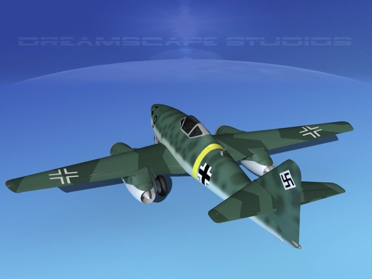 Messerschmitt ME-262A1 Swallow V02 3D model_7