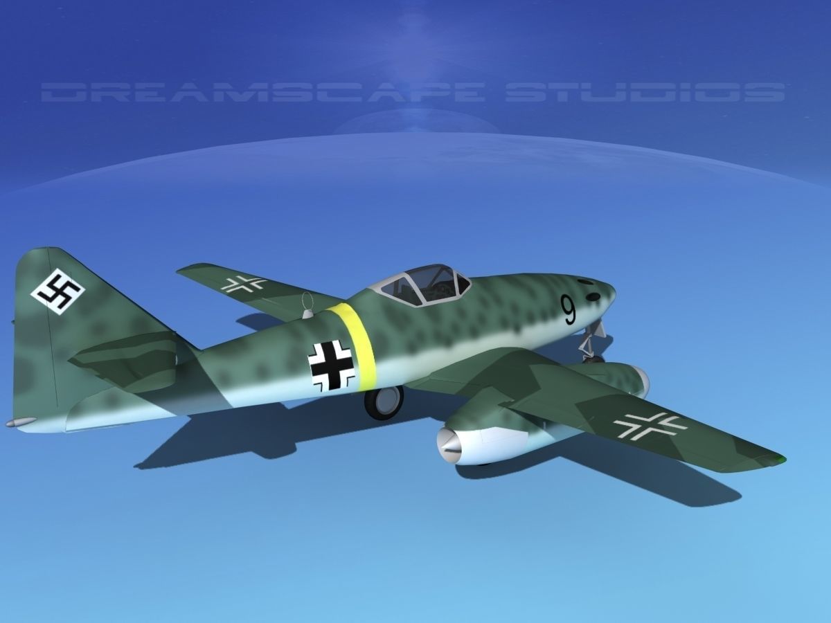 Messerschmitt ME-262A1 Swallow V02 3D model_5