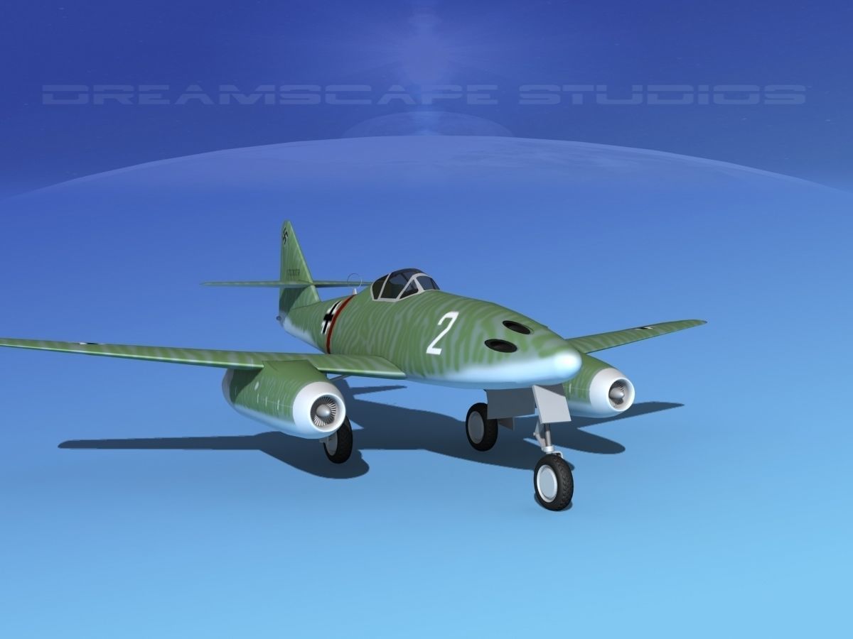 Messerschmitt ME-262A1 Swallow V05 3D model_2