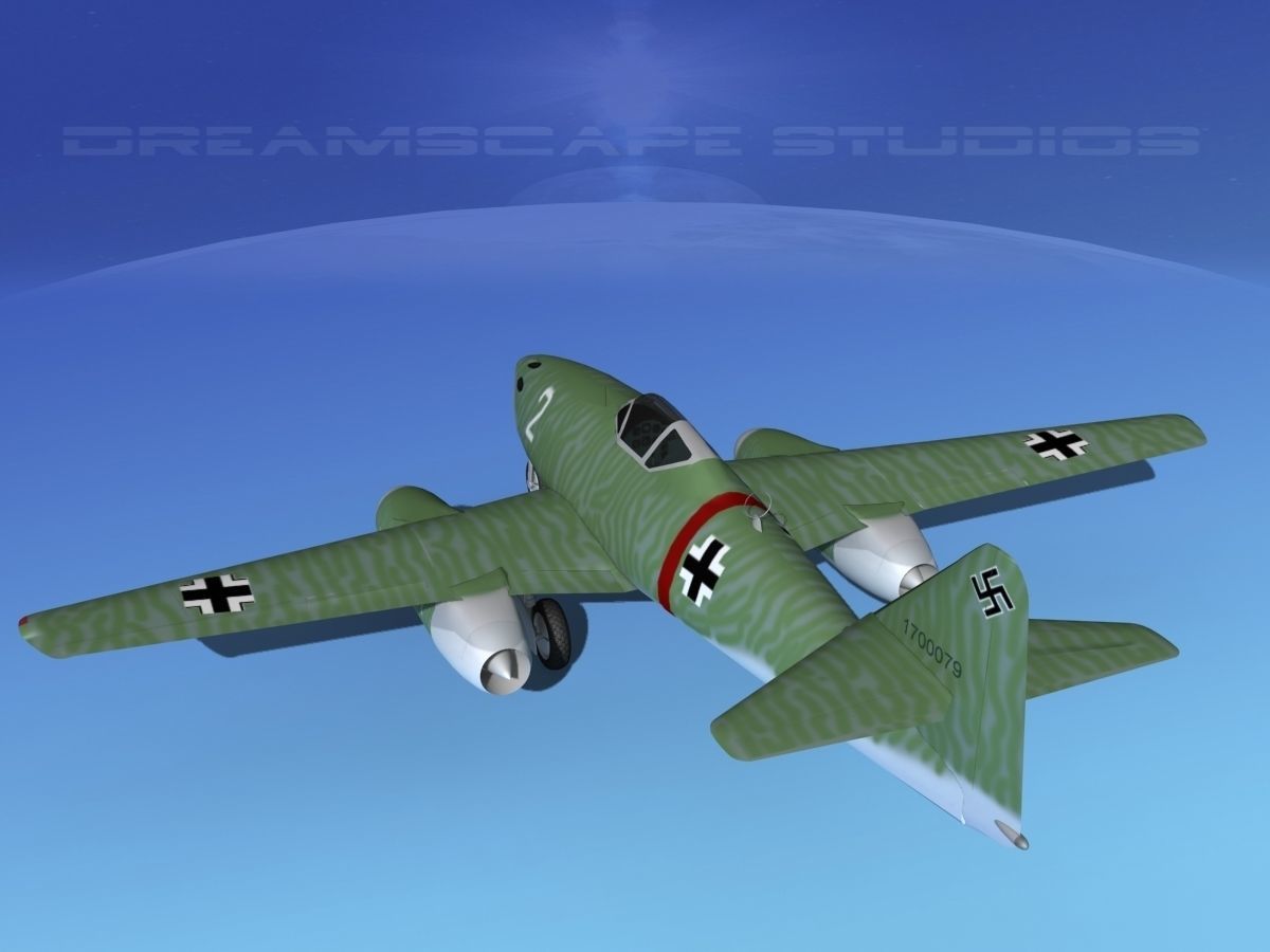Messerschmitt ME-262A1 Swallow V05 3D model_7