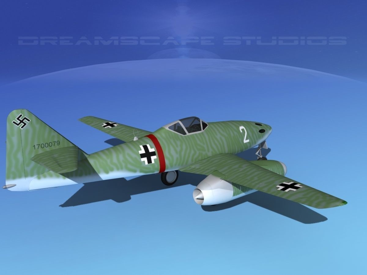 Messerschmitt ME-262A1 Swallow V05 3D model_5