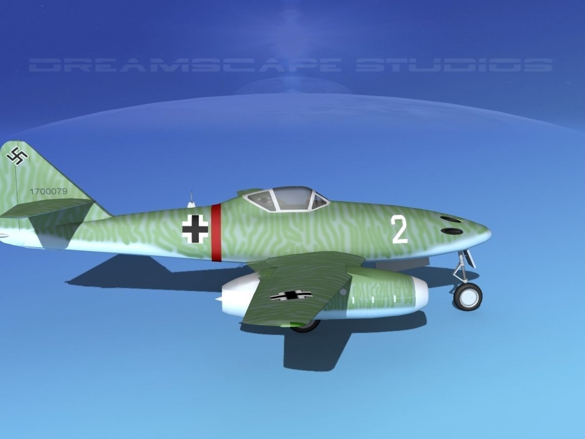 Messerschmitt ME-262A1 Swallow V05 3D model_4