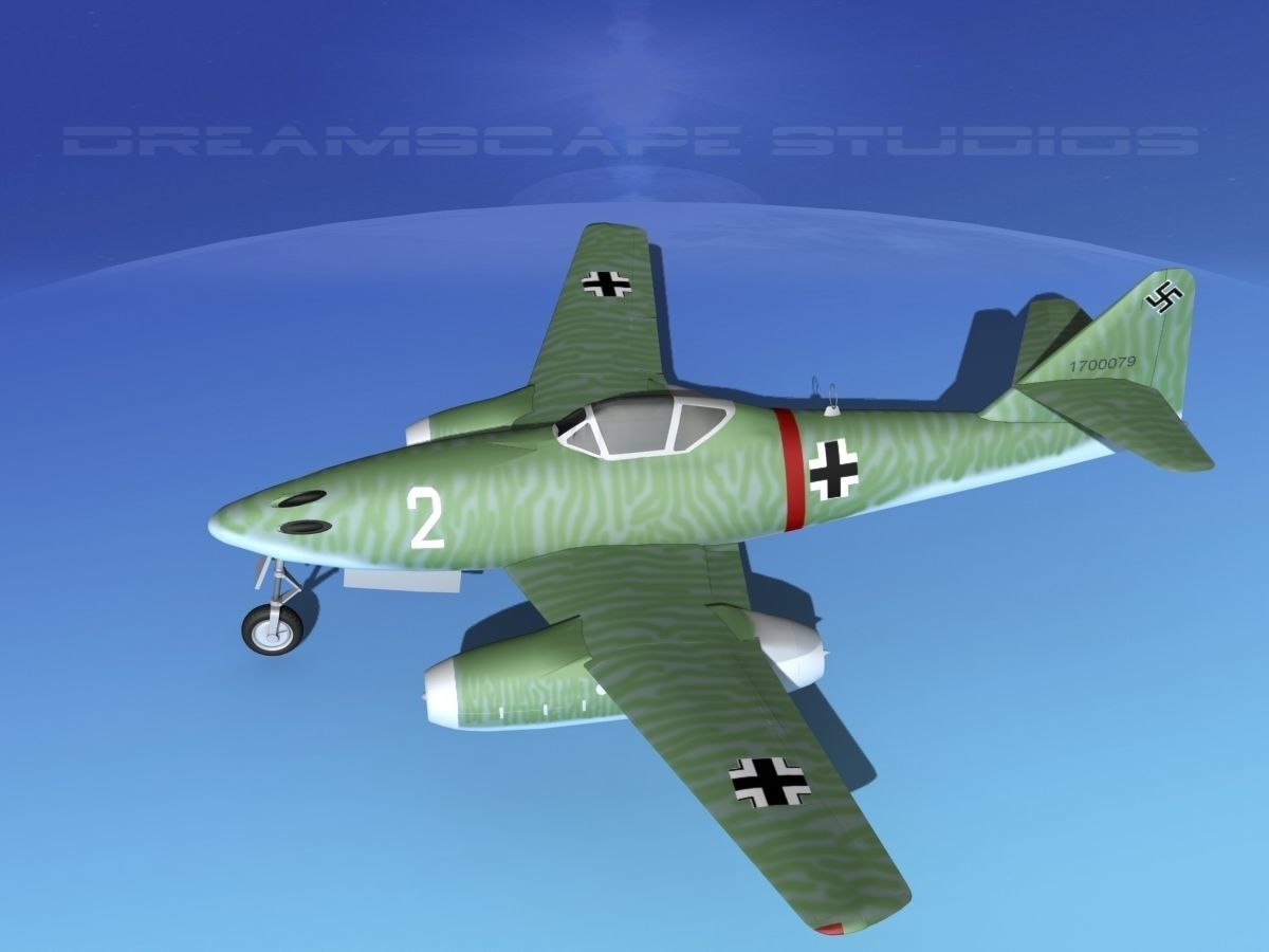 Messerschmitt ME-262A1 Swallow V05 3D model_9