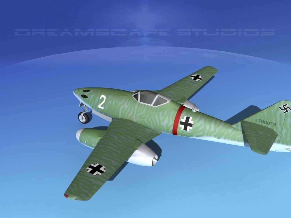 Messerschmitt ME-262A1 Swallow V05 3D model_8