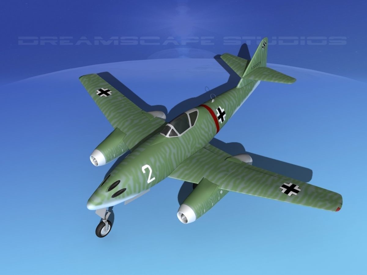 Messerschmitt ME-262A1 Swallow V05 3D model_10