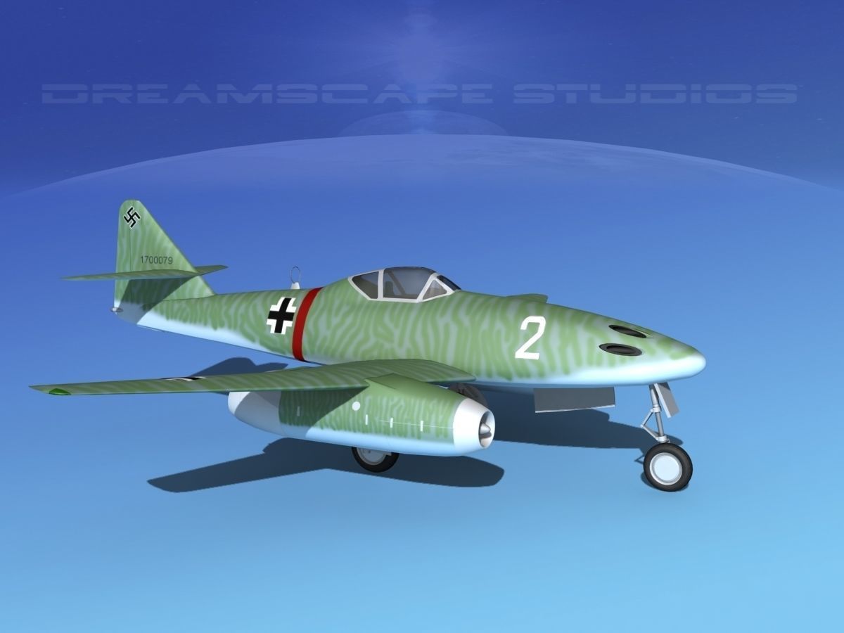 Messerschmitt ME-262A1 Swallow V05 3D model_3