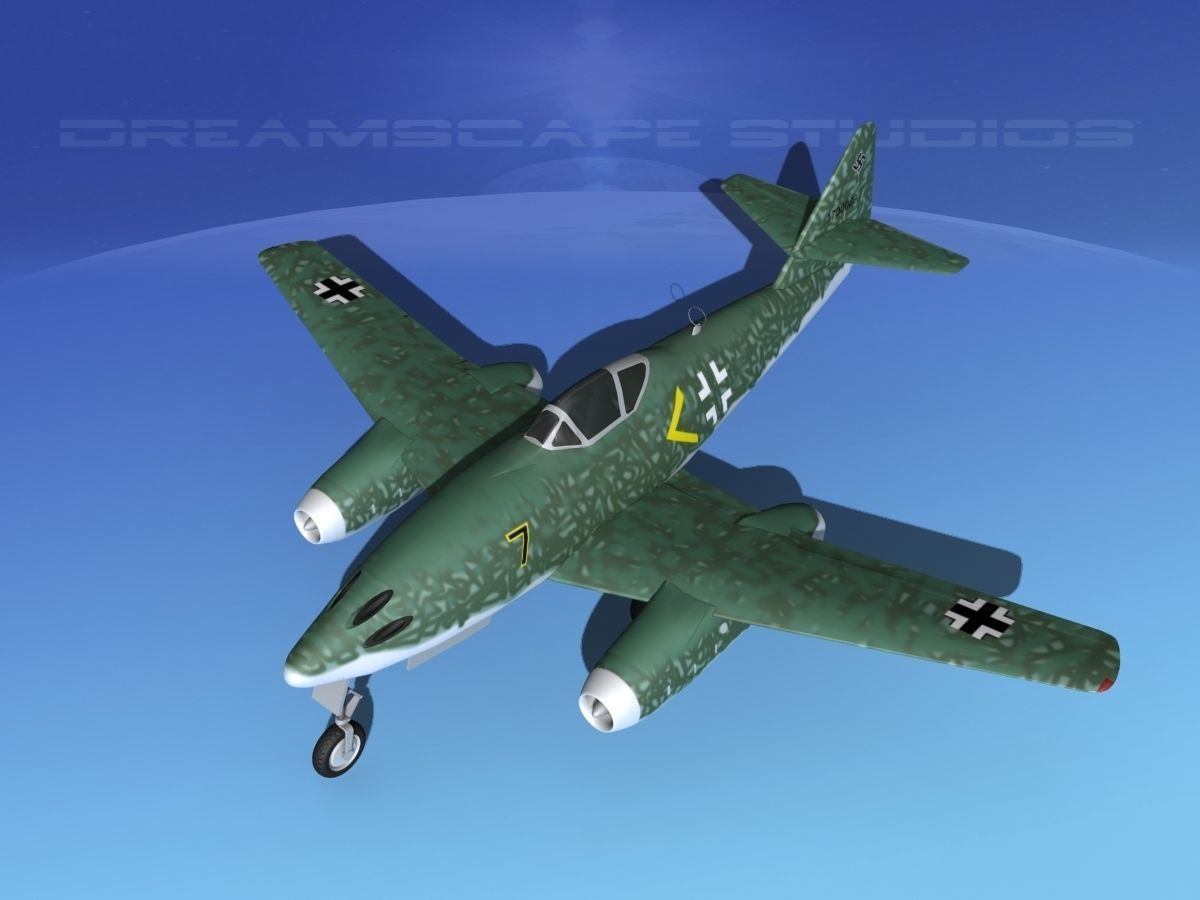 Messerschmitt ME-262A1 Swallow V06 3D model_10