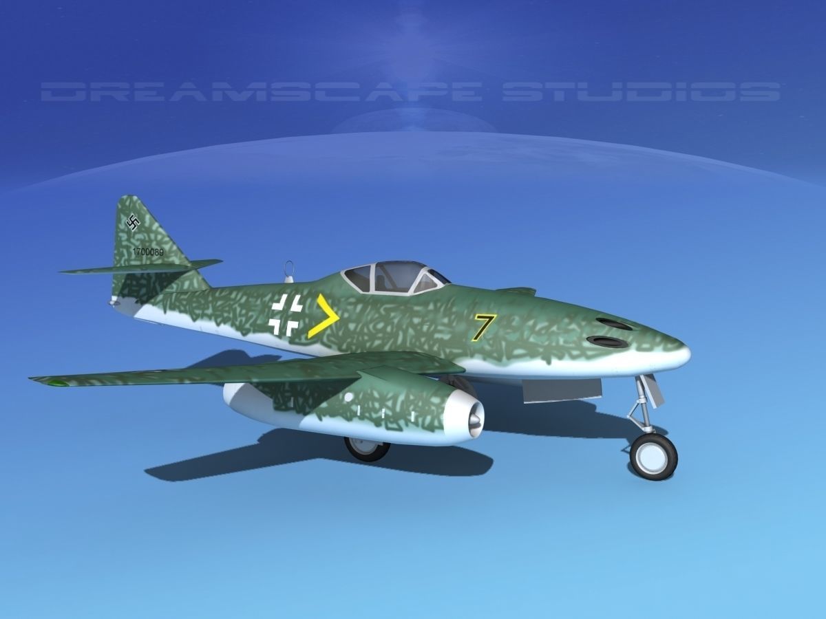 Messerschmitt ME-262A1 Swallow V06 3D model_3