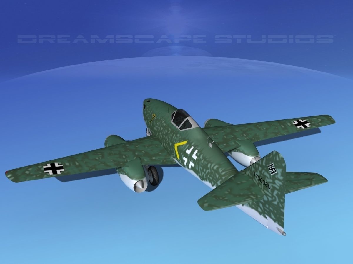 Messerschmitt ME-262A1 Swallow V06 3D model_7