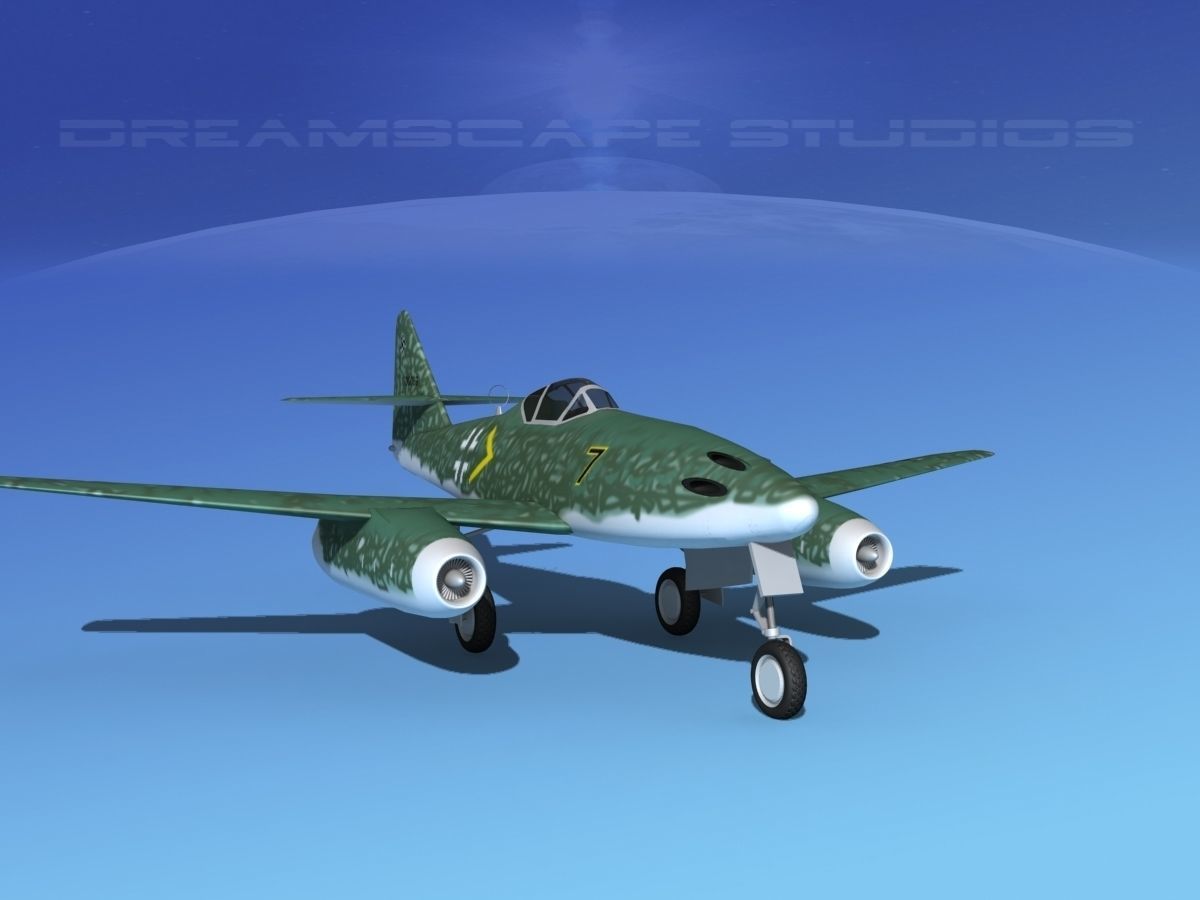 Messerschmitt ME-262A1 Swallow V06 3D model_2