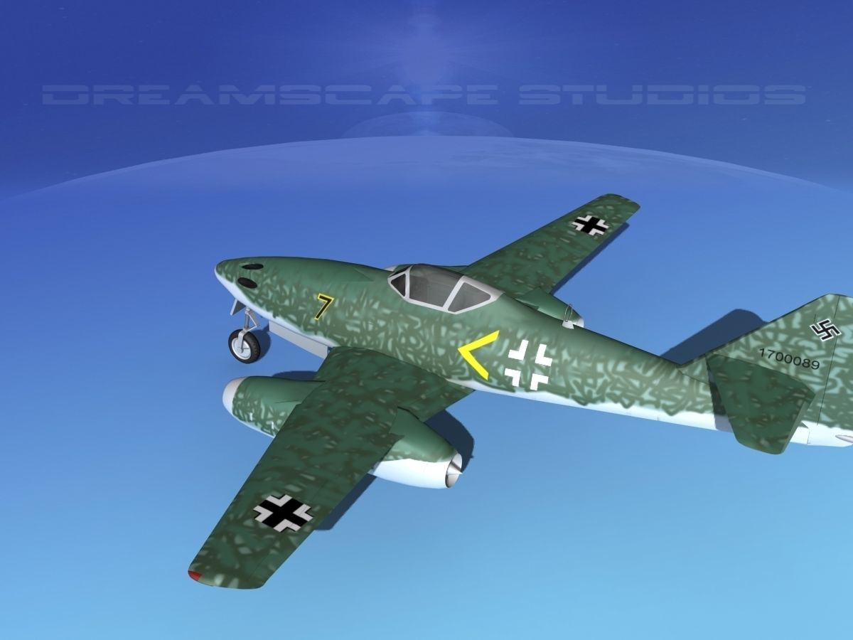 Messerschmitt ME-262A1 Swallow V06 3D model_8