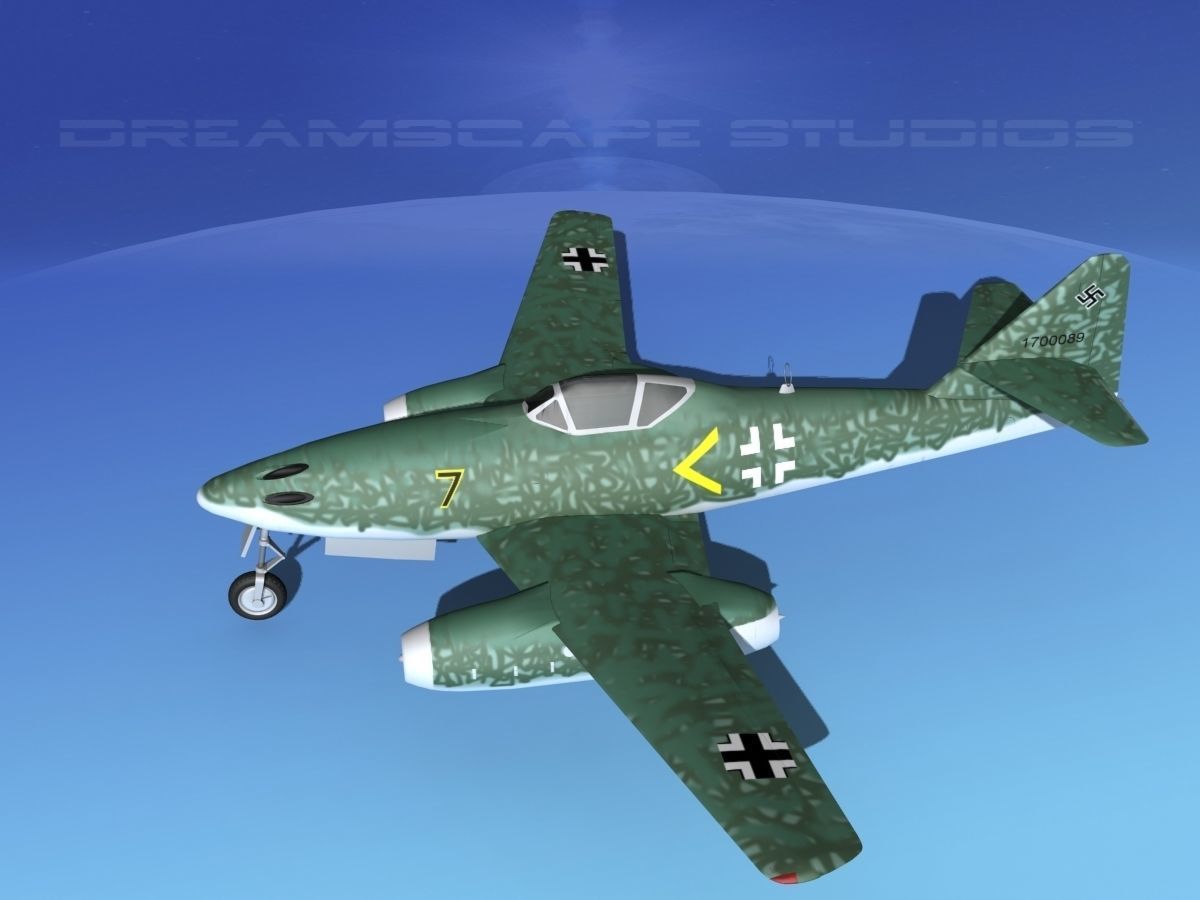 Messerschmitt ME-262A1 Swallow V06 3D model_9