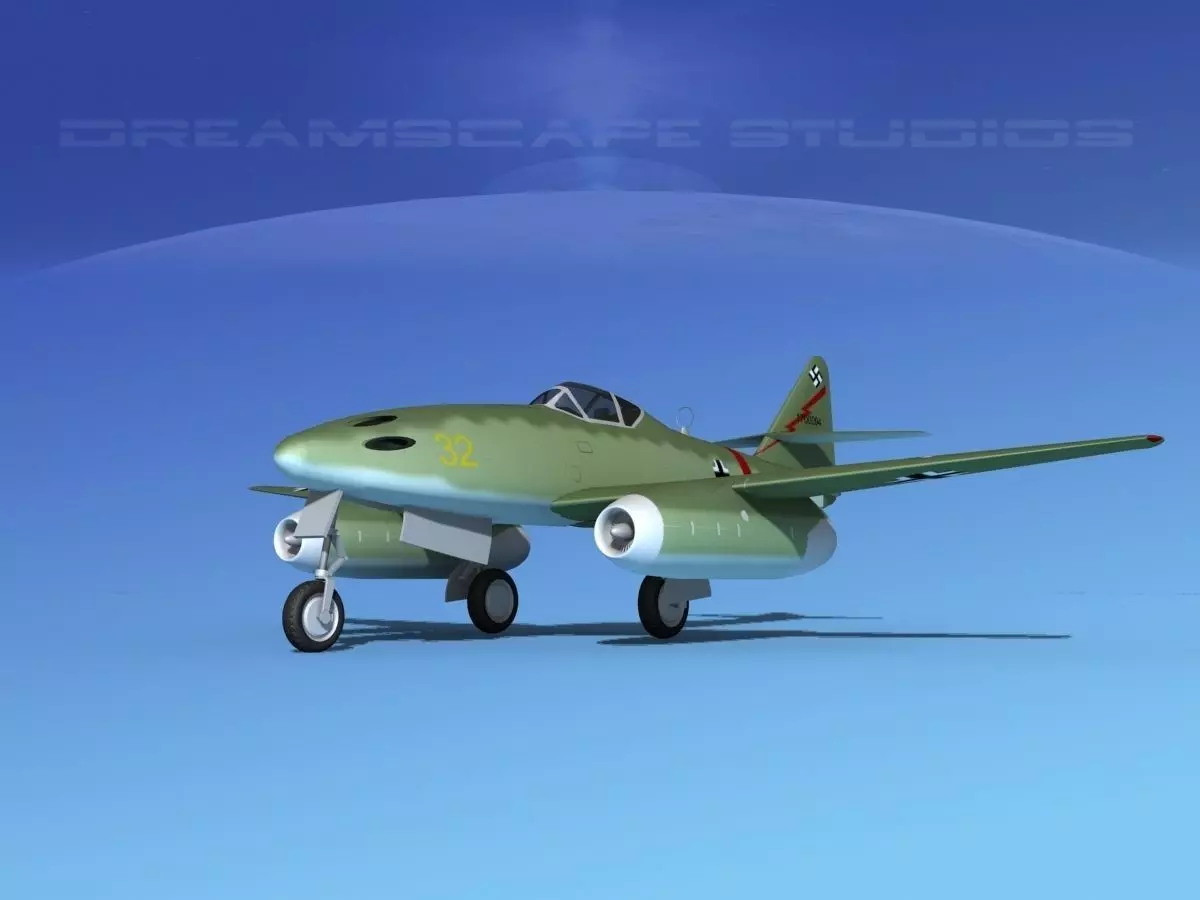 Messerschmitt ME-262A1 Swallow V07 3D model