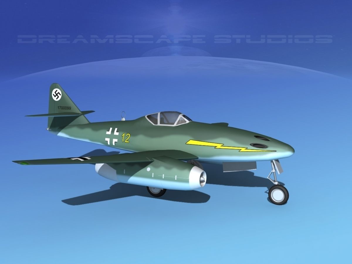 Messerschmitt ME-262A1 Swallow V08 3D model_3