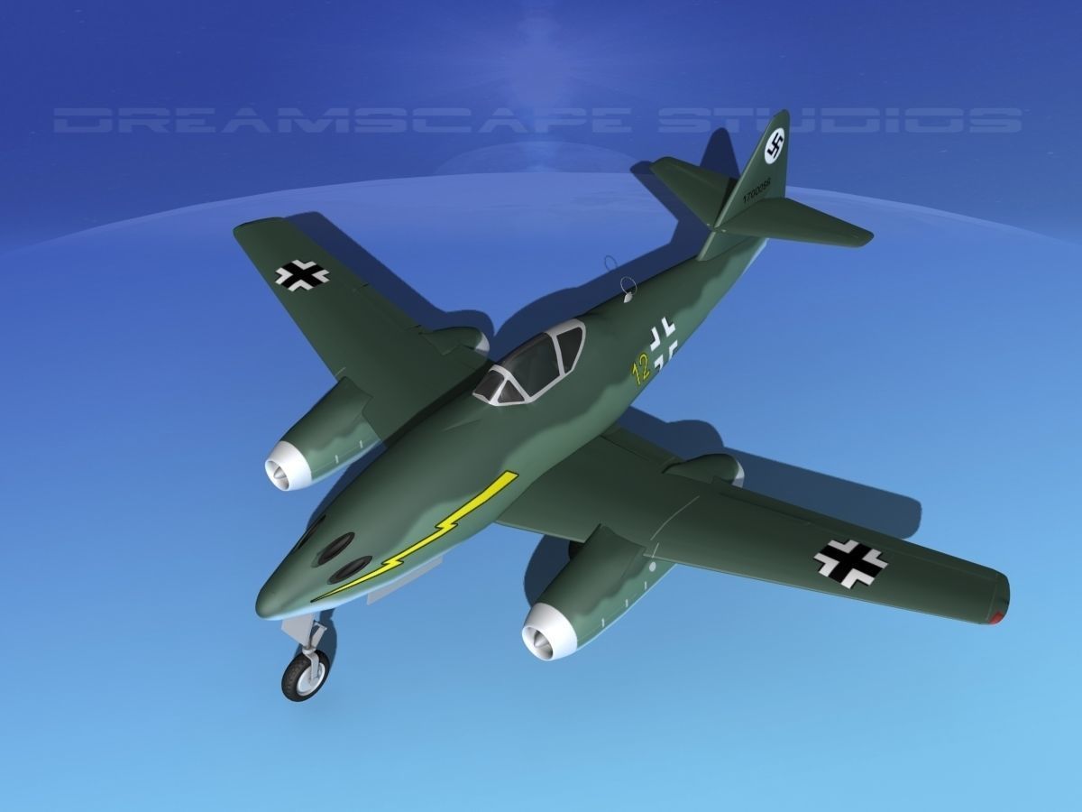Messerschmitt ME-262A1 Swallow V08 3D model_10