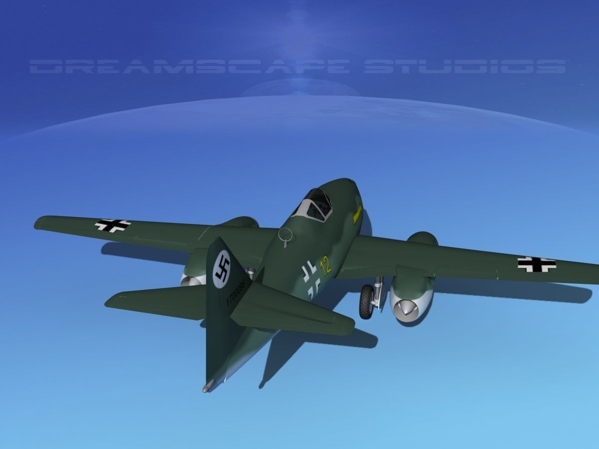 Messerschmitt ME-262A1 Swallow V08 3D model_6