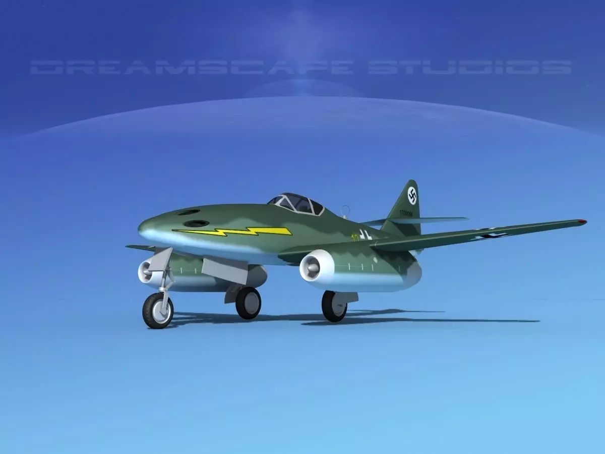 Messerschmitt ME-262A1 Swallow V08 3D model_0