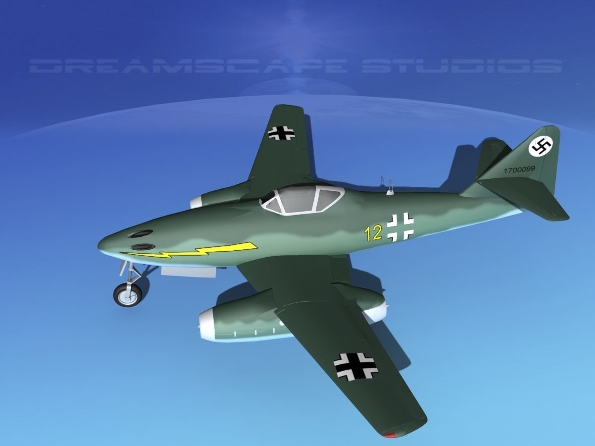 Messerschmitt ME-262A1 Swallow V08 3D model_9