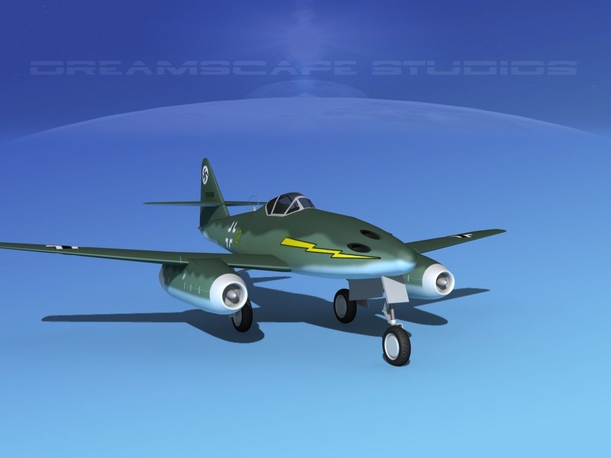 Messerschmitt ME-262A1 Swallow V08 3D model_2