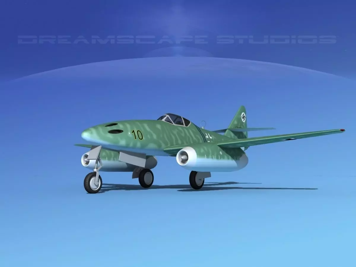 Messerschmitt ME-262A1 Swallow V09 3D model_0