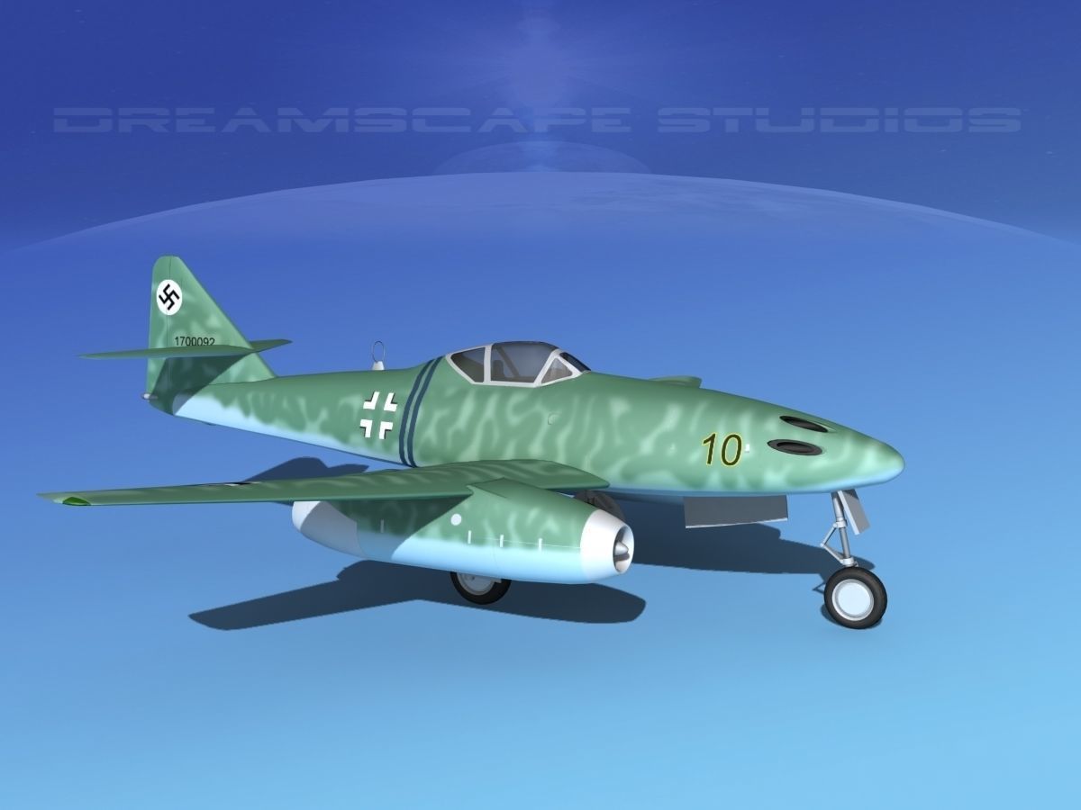 Messerschmitt ME-262A1 Swallow V09 3D model_3