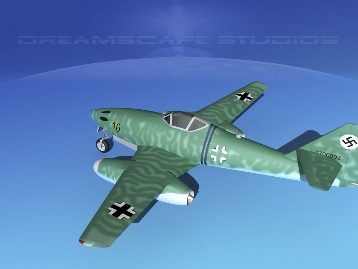 Messerschmitt ME-262A1 Swallow V09 3D model_8