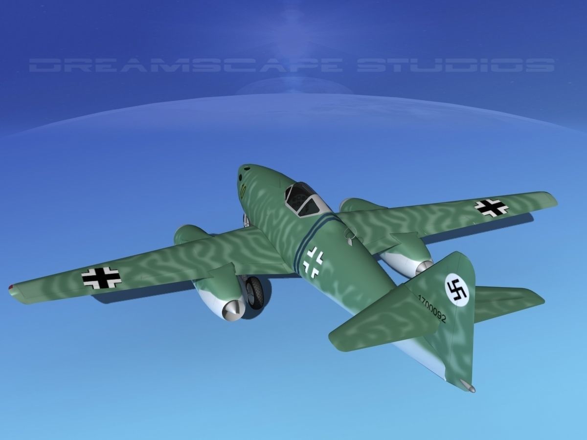 Messerschmitt ME-262A1 Swallow V09 3D model_7
