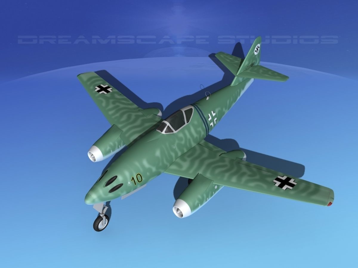 Messerschmitt ME-262A1 Swallow V09 3D model_10