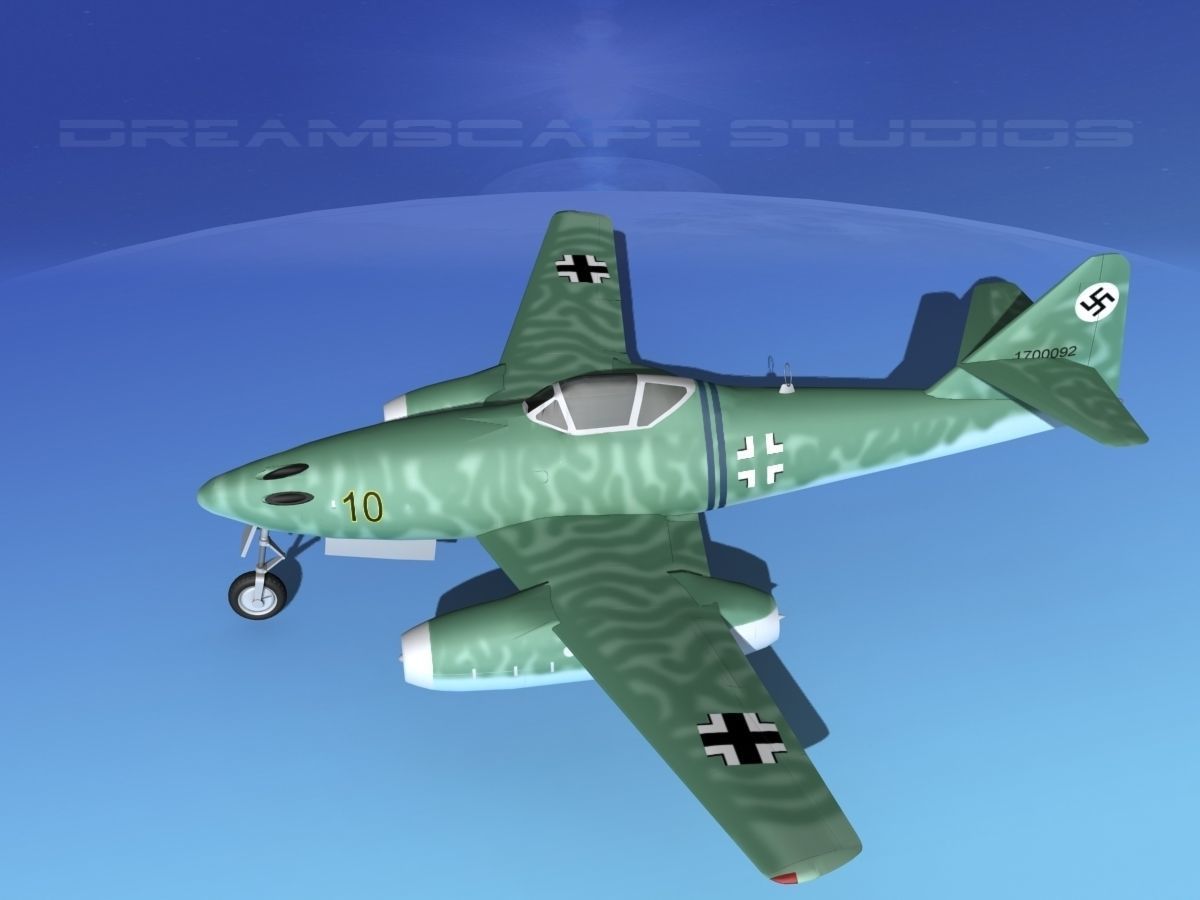 Messerschmitt ME-262A1 Swallow V09 3D model_9
