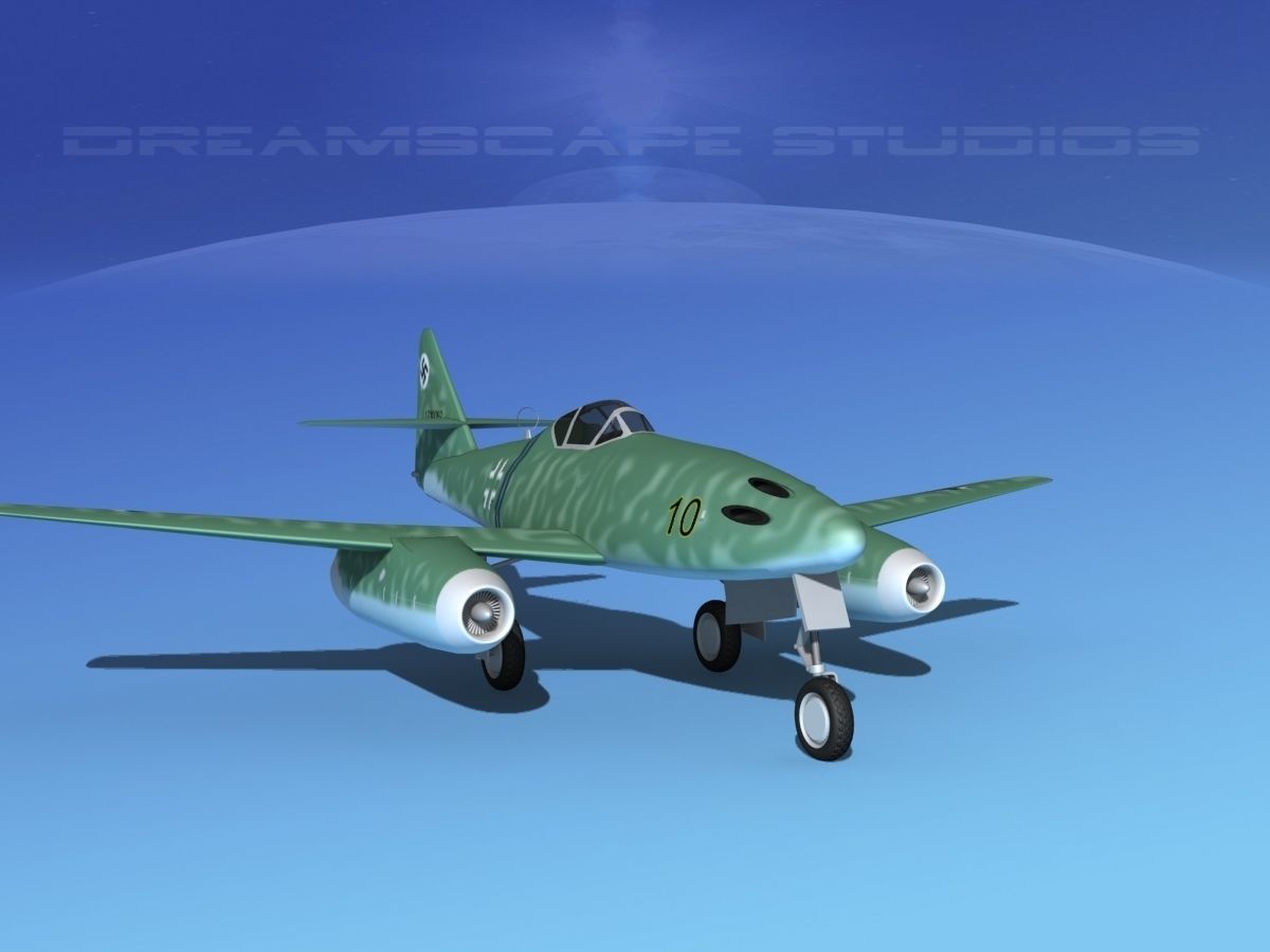 Messerschmitt ME-262A1 Swallow V09 3D model_2