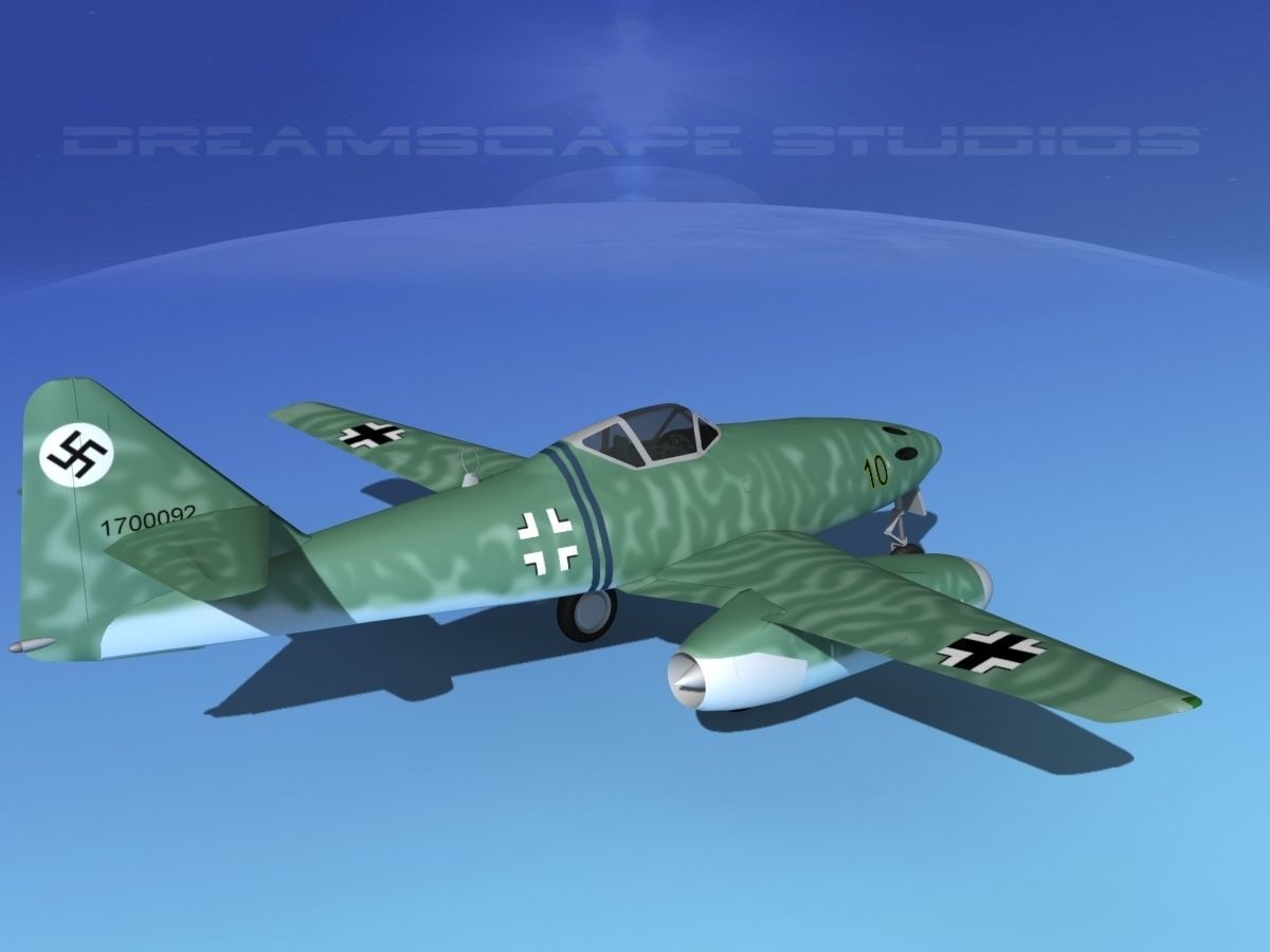 Messerschmitt ME-262A1 Swallow V09 3D model_5