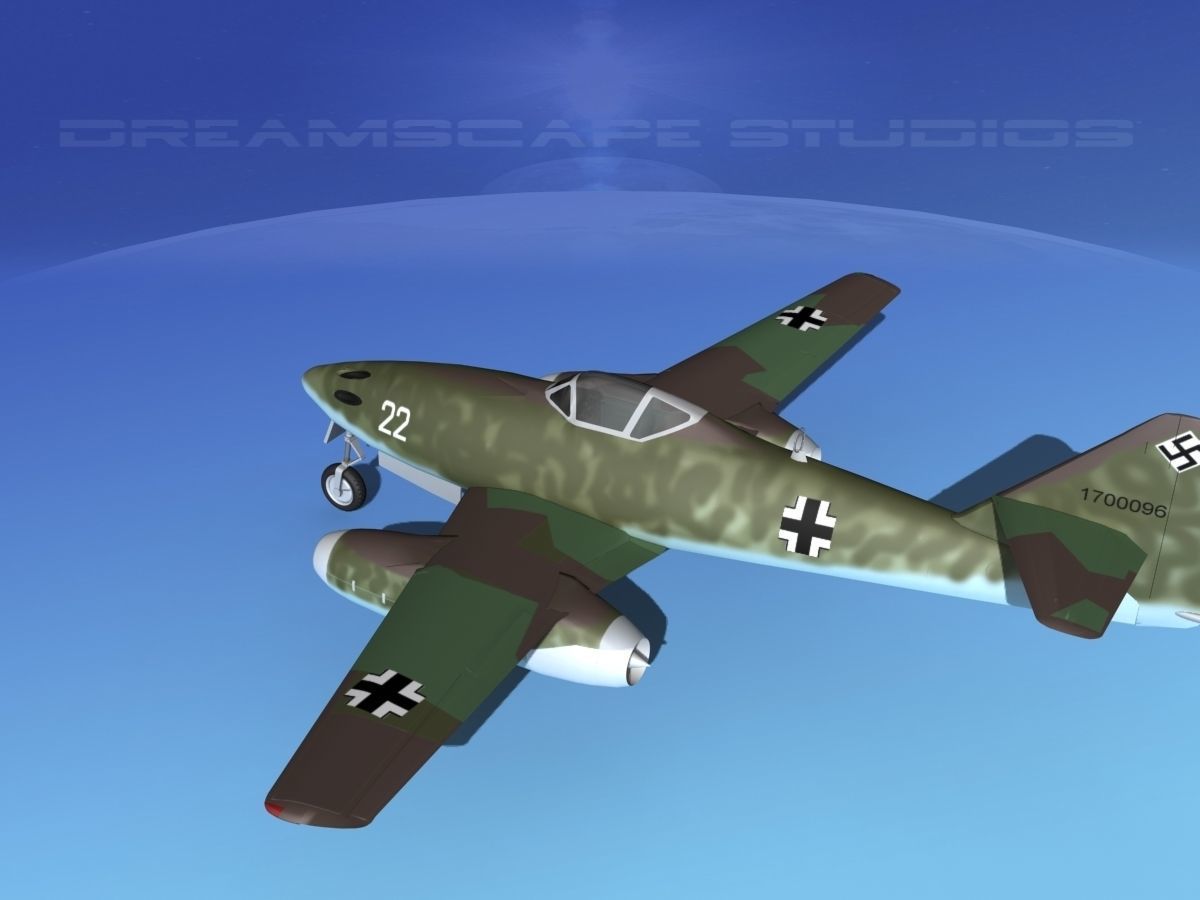 Messerschmitt ME-262A1 Swallow V10 3D model_8