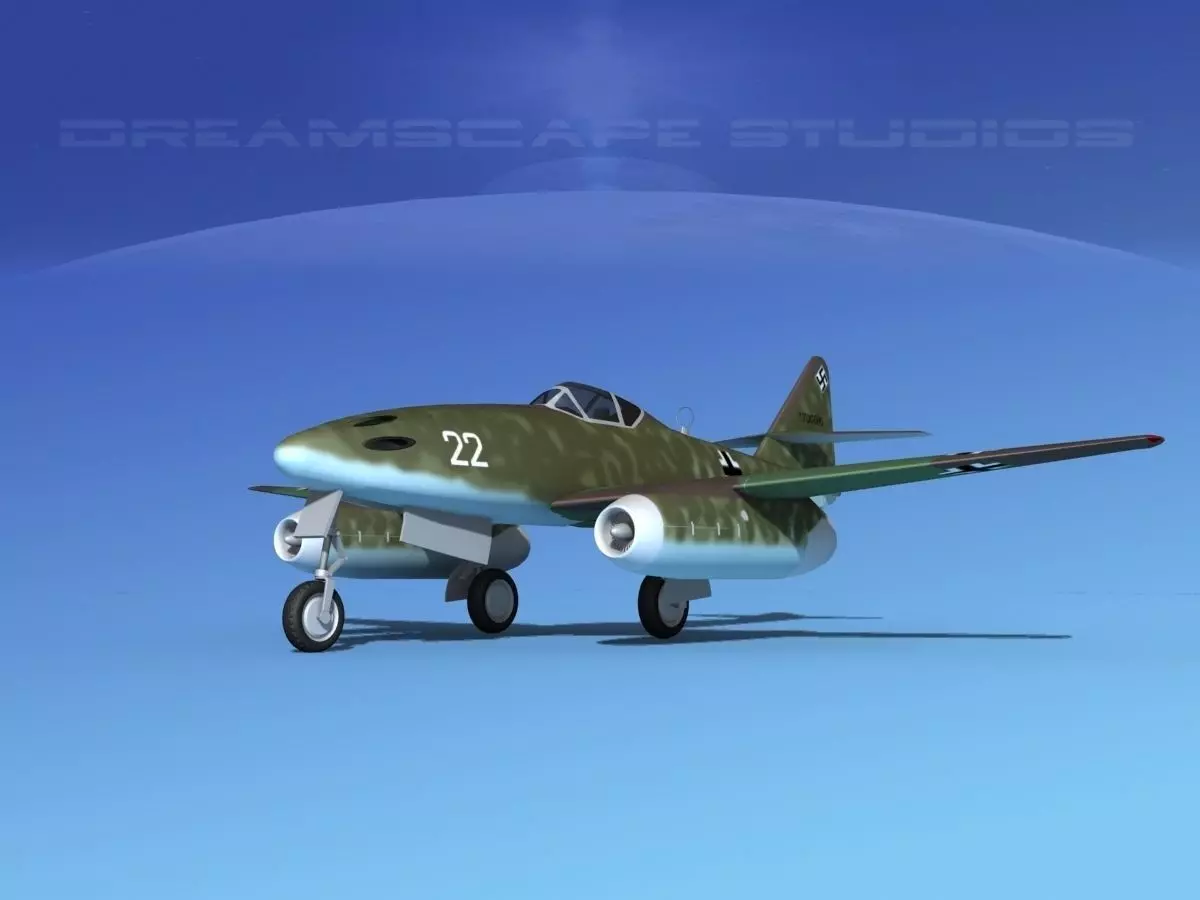 Messerschmitt ME-262A1 Swallow V10 3D model_0