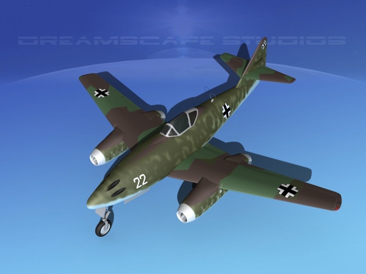 Messerschmitt ME-262A1 Swallow V10 3D model_10